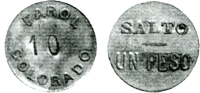 Moneda 10 Farol Colorado