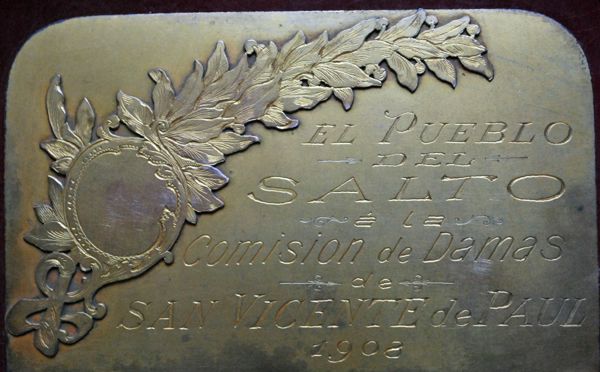 Placa de 1908 Hospital San Vicente de Paul