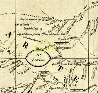Mapa de Las Palmitas
