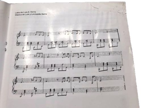 Partitura zamba de El Salto