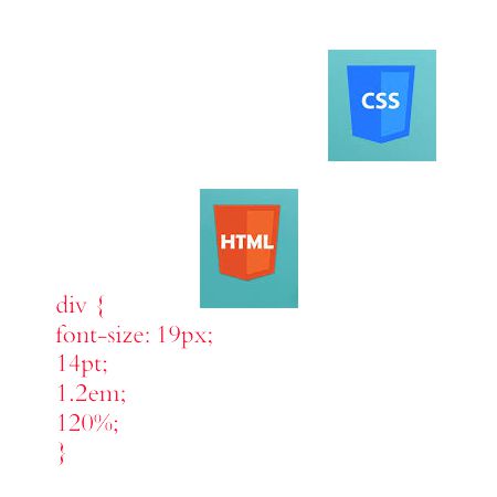 Tabla comparativa entre puntos, pixels, ems y porciento