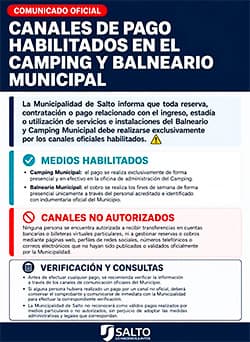 Camping canales de pago